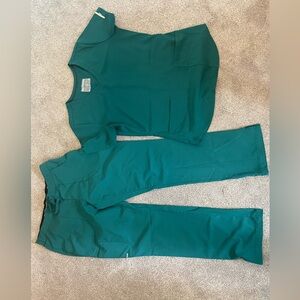 Green sketchers scrubs